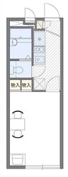 レオパレスメルベーユIIの物件間取画像